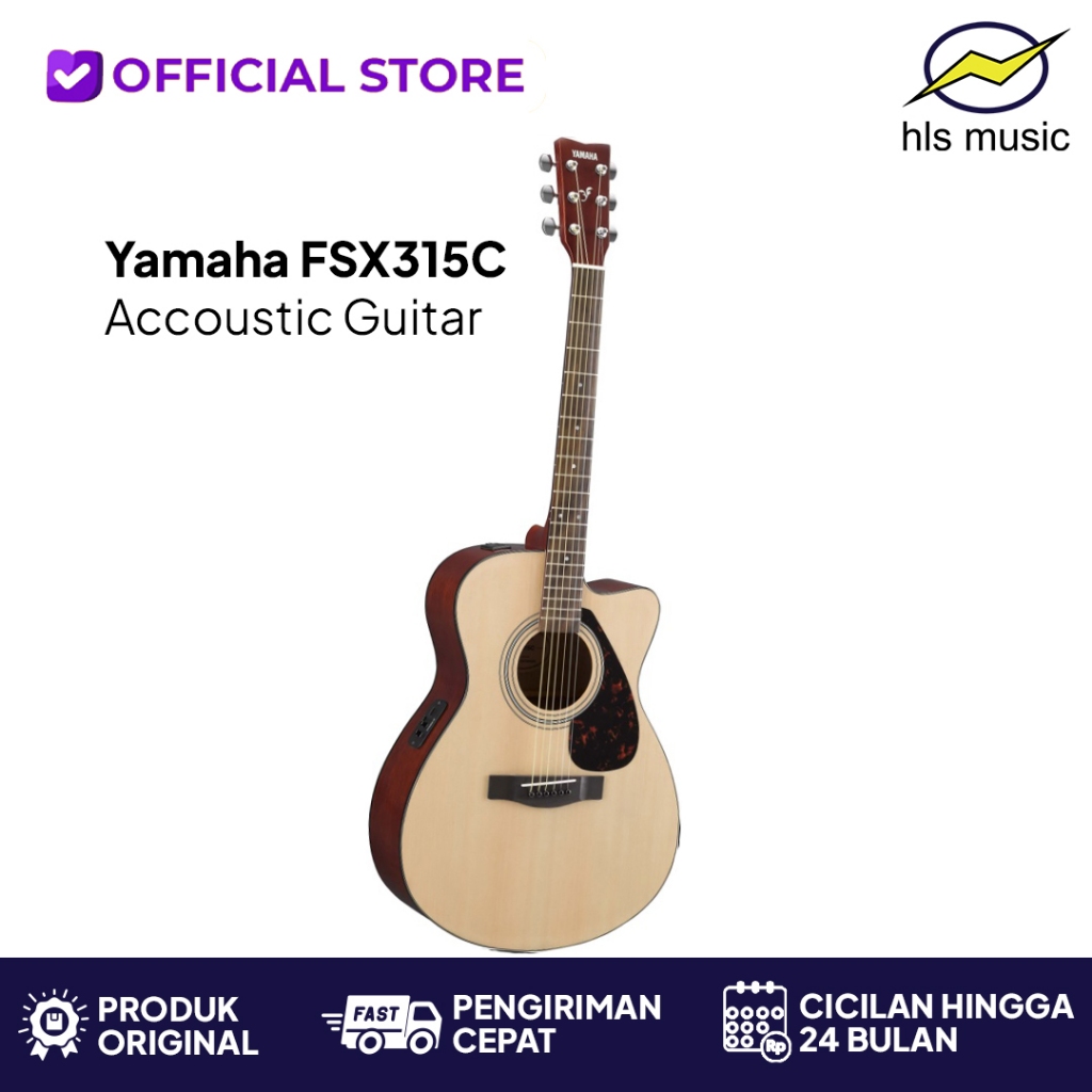 YAMAHA FSX315C / FSX 315C Gitar Akustik Elektrik