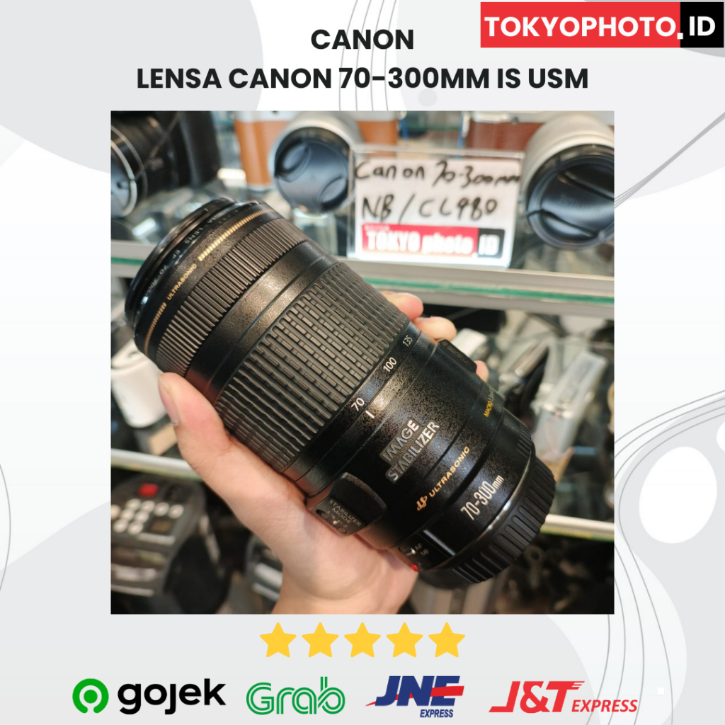 Lensa Tele Canon EF 70-300mm IS USM