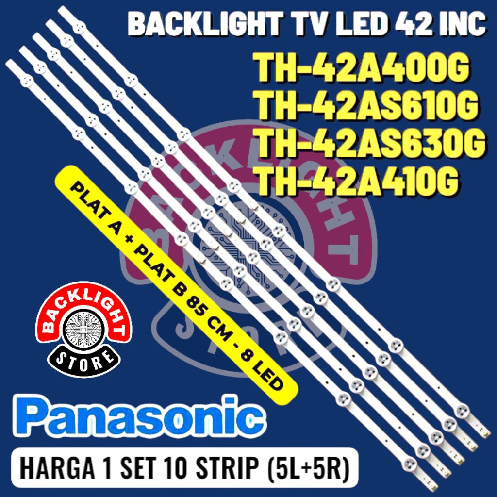 Backlight Tv Led PANASONIC 42 inc TH-42A400G TH-42A410G TH-42AS610G TH42AS630G