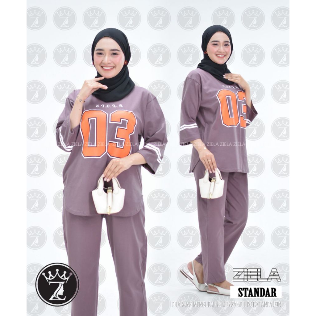 [ZIELA ORY]SETCEL BASEBOLL WANITA PANJANG/SETCELANA WANITA DEWASA ORY ZIELA/ONESET JUMBO WANITA