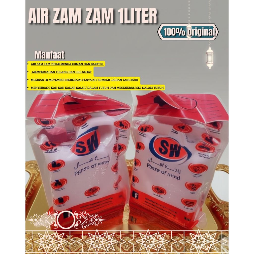 

Air Zam-zam Kemasan 1Liter Original