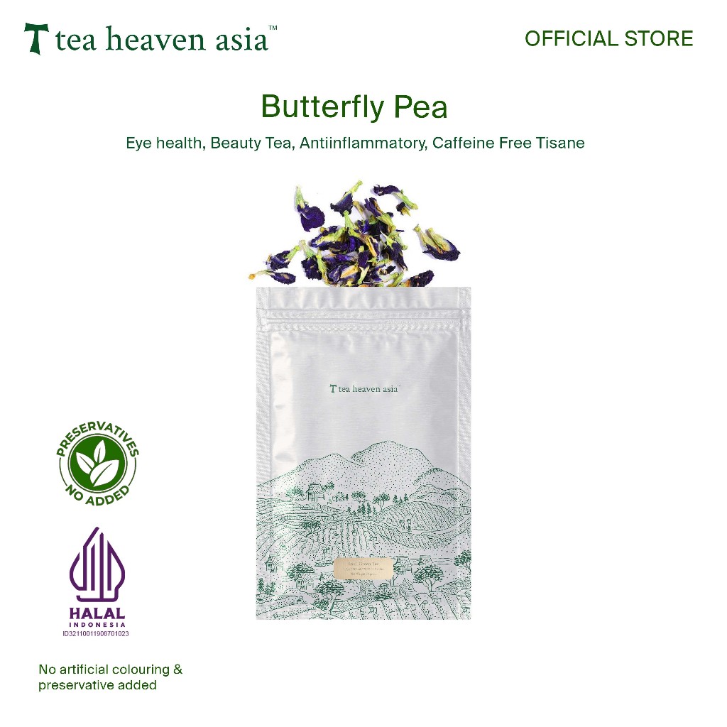 

Tea Heaven Butterfly Pea Teh Bunga Telang Organik