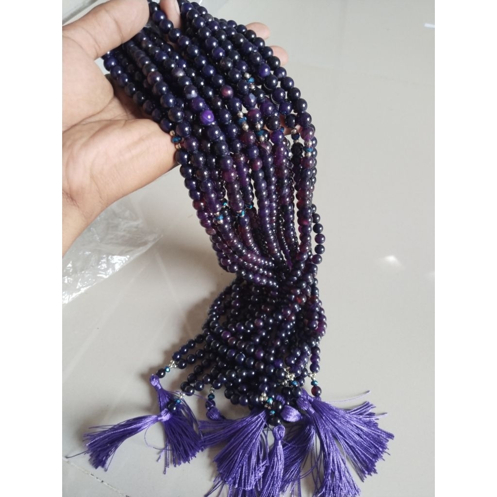 tasbih batu kecubung ungu