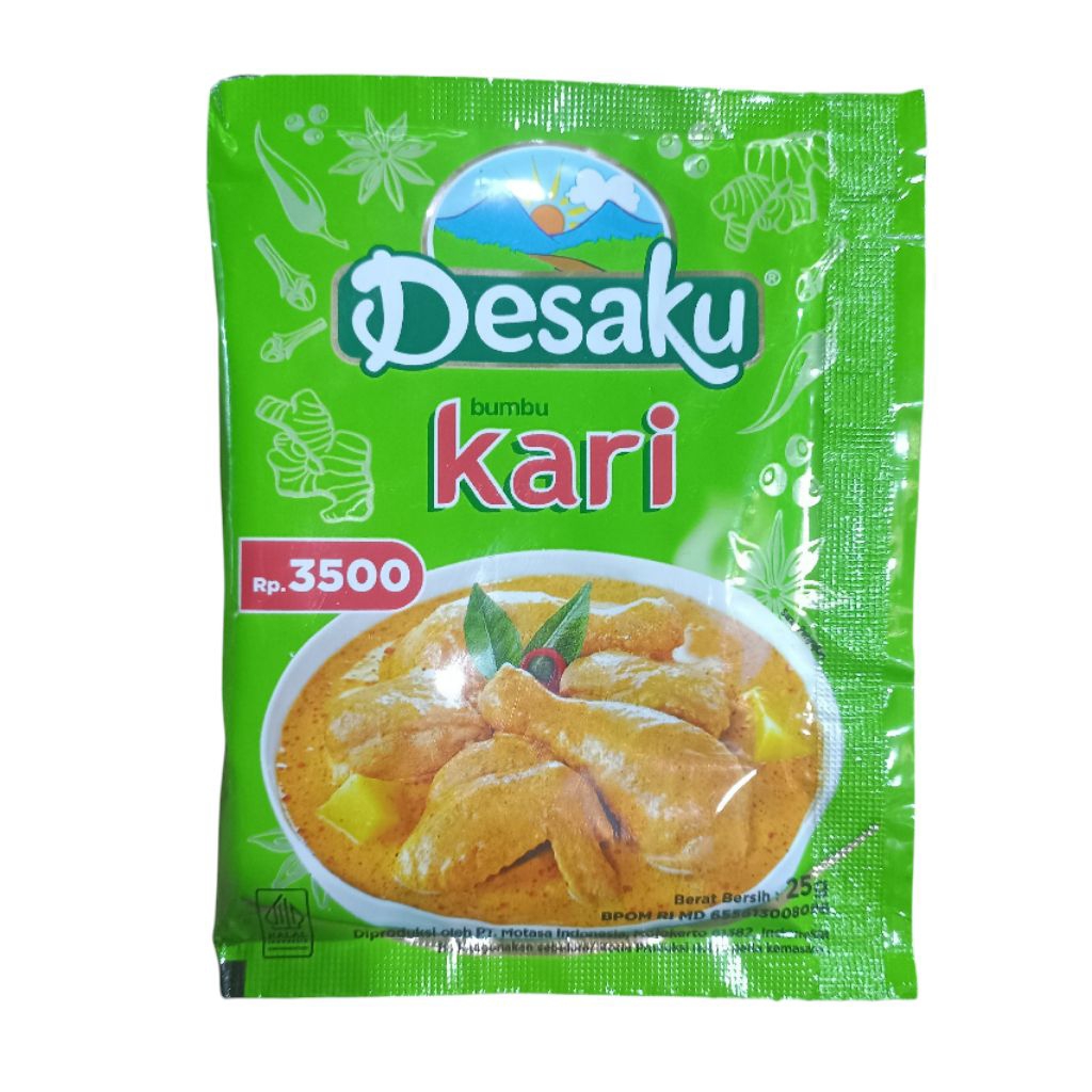 

Desaku Bumbu Kari Bubuk Instant 25gr Kare Karih Kareh