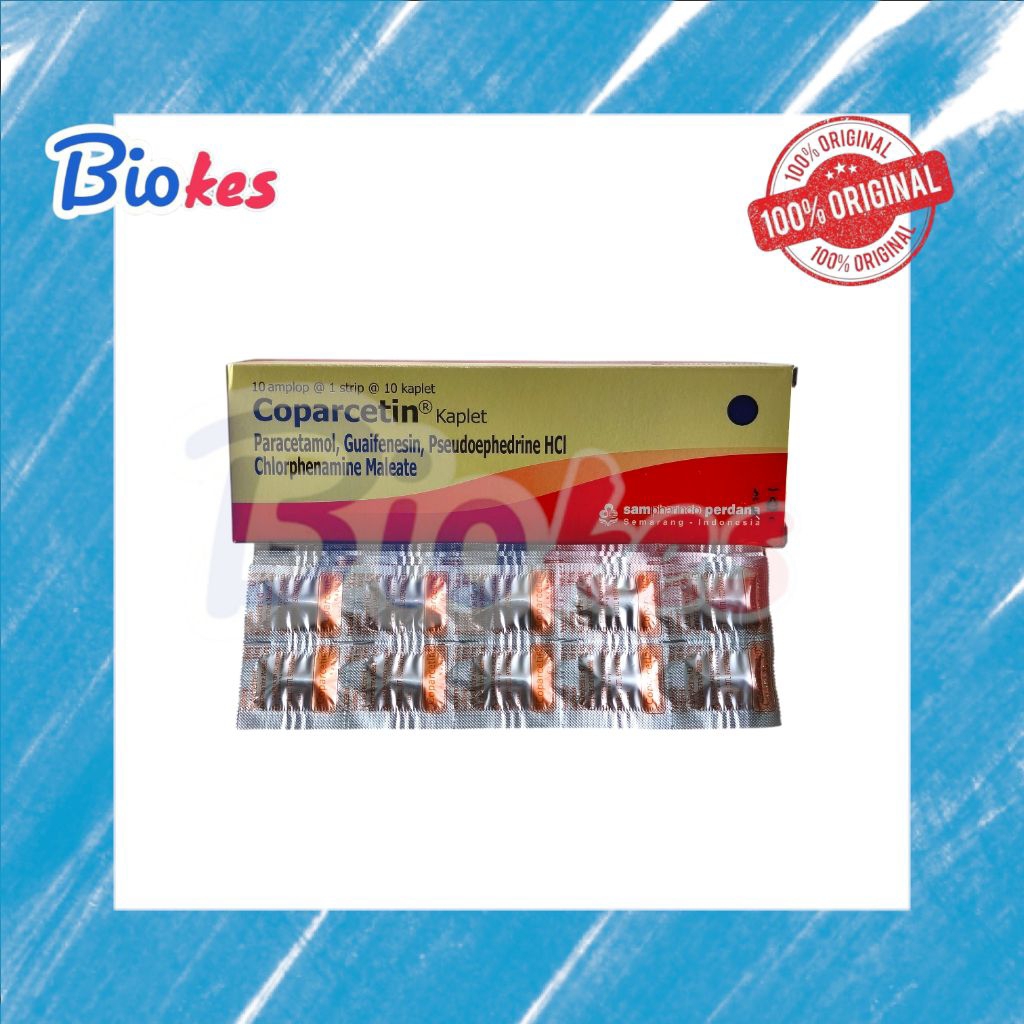COPARCETIN TABLET PERBOX obat flu dan batuk