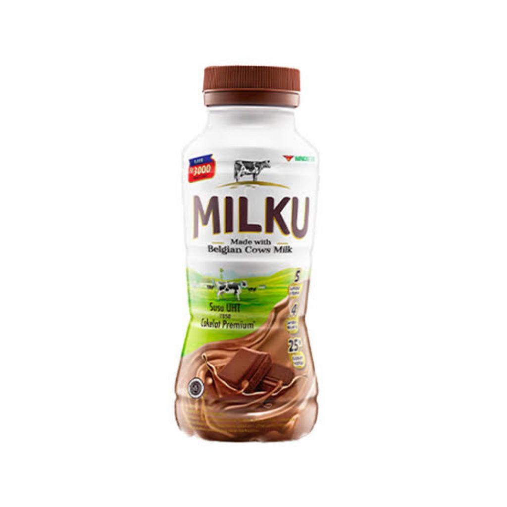 

Milku Susu Cokelat Botol 200ml – Susu Segar Siap Temani Harimu!