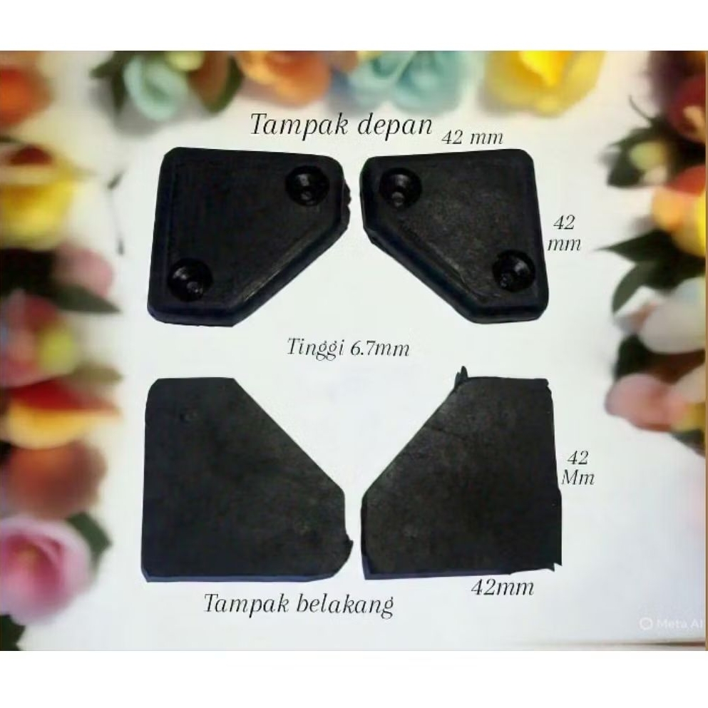 KAKI KARET SALON SPEAKER BOX AUDIO POWER AMPLIFIER