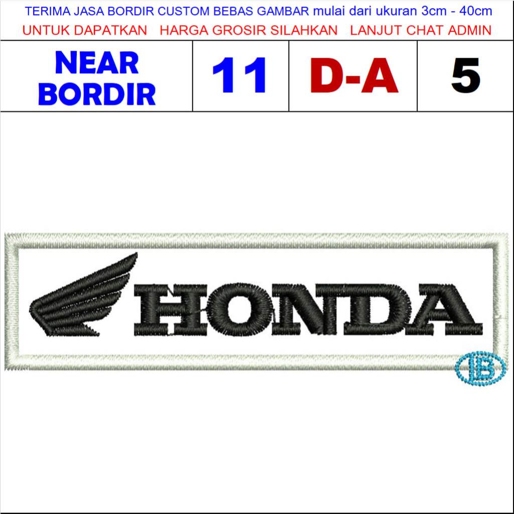 PATCH BORDIR LOGO HONDA