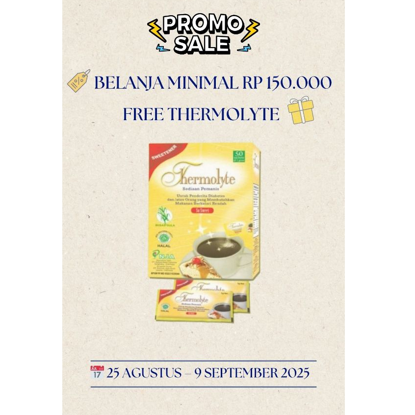 

(Not For Sale) Peek.Me X Thermolyte Sweetener