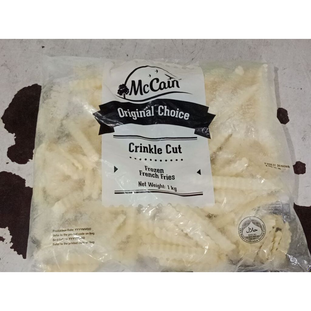 

kentang mc cain crincle cut 1 kg