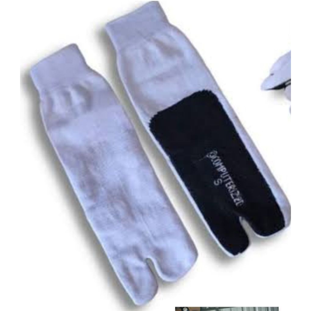 Kaos kaki Muslimah kaoskaki Hijab putih Kaoskaki Jempol Kaos kaki Wanita Jempol Putih hitam