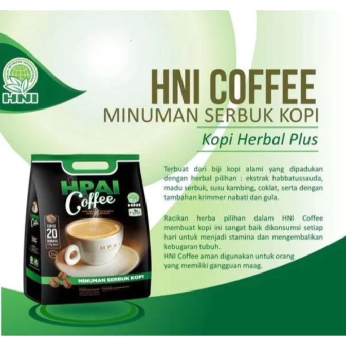 

HNI Coffee: HPAI HNI Kopi Sehat Stamina Anti Gula Diabetes Rempah Non Kimia BPOM HNI Sehat Kolestrol