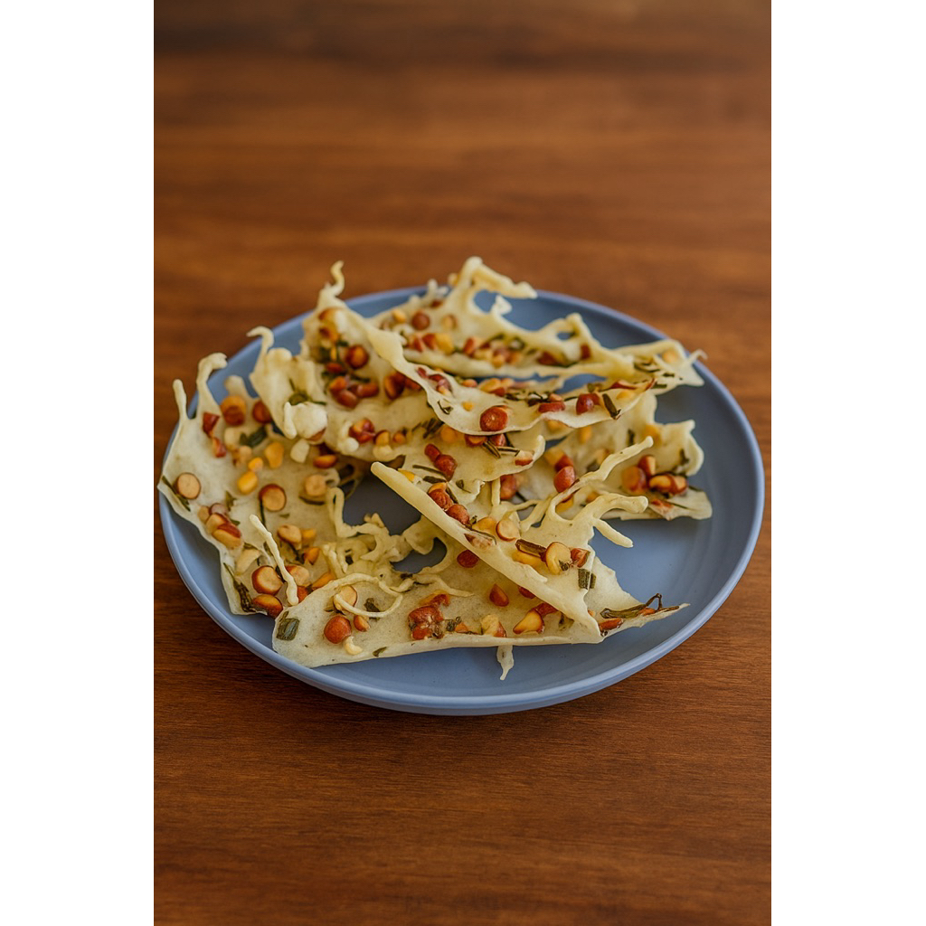 

Rempeyek varian kacang tanah - Jajan Cemilin