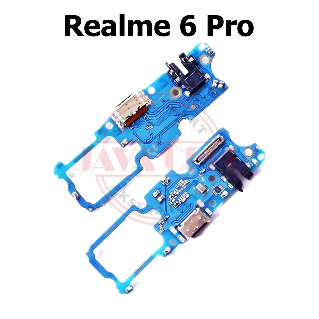 Flexible Konektor Charger + Mic Con HF Realme 6 Pro Original