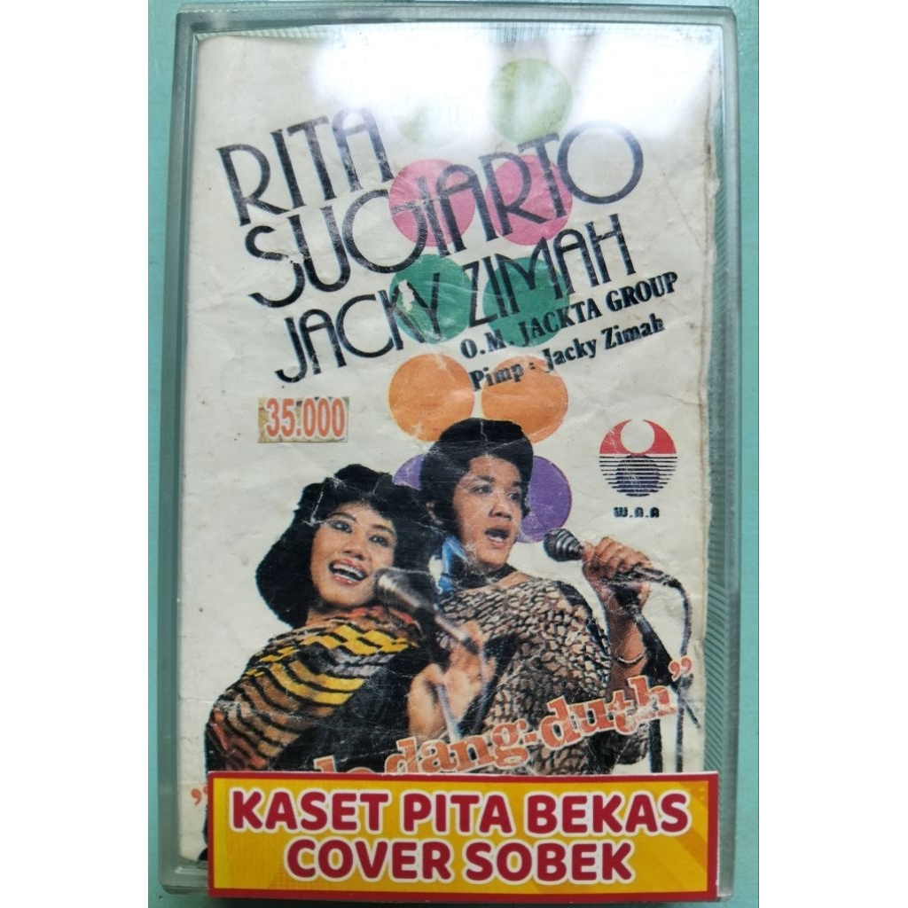 kaset pita bekas dangdut Rita Sugiarto