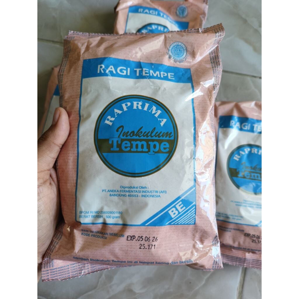

Ragi Tempe Raprima Asli 500gr - Cocok Untuk Usaha & Rumah Tangga
