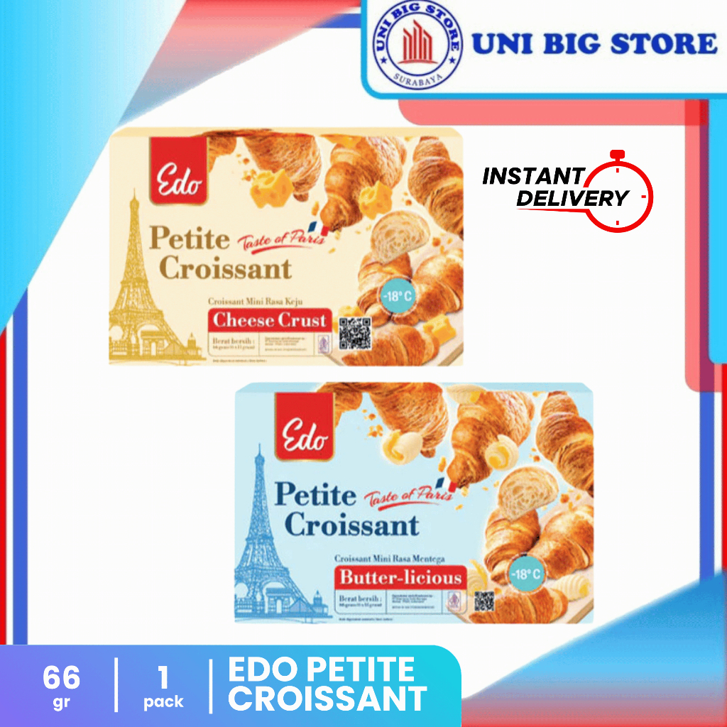 

EDO Petite Croissants Cheese Crust | Butter Licious 66 gr