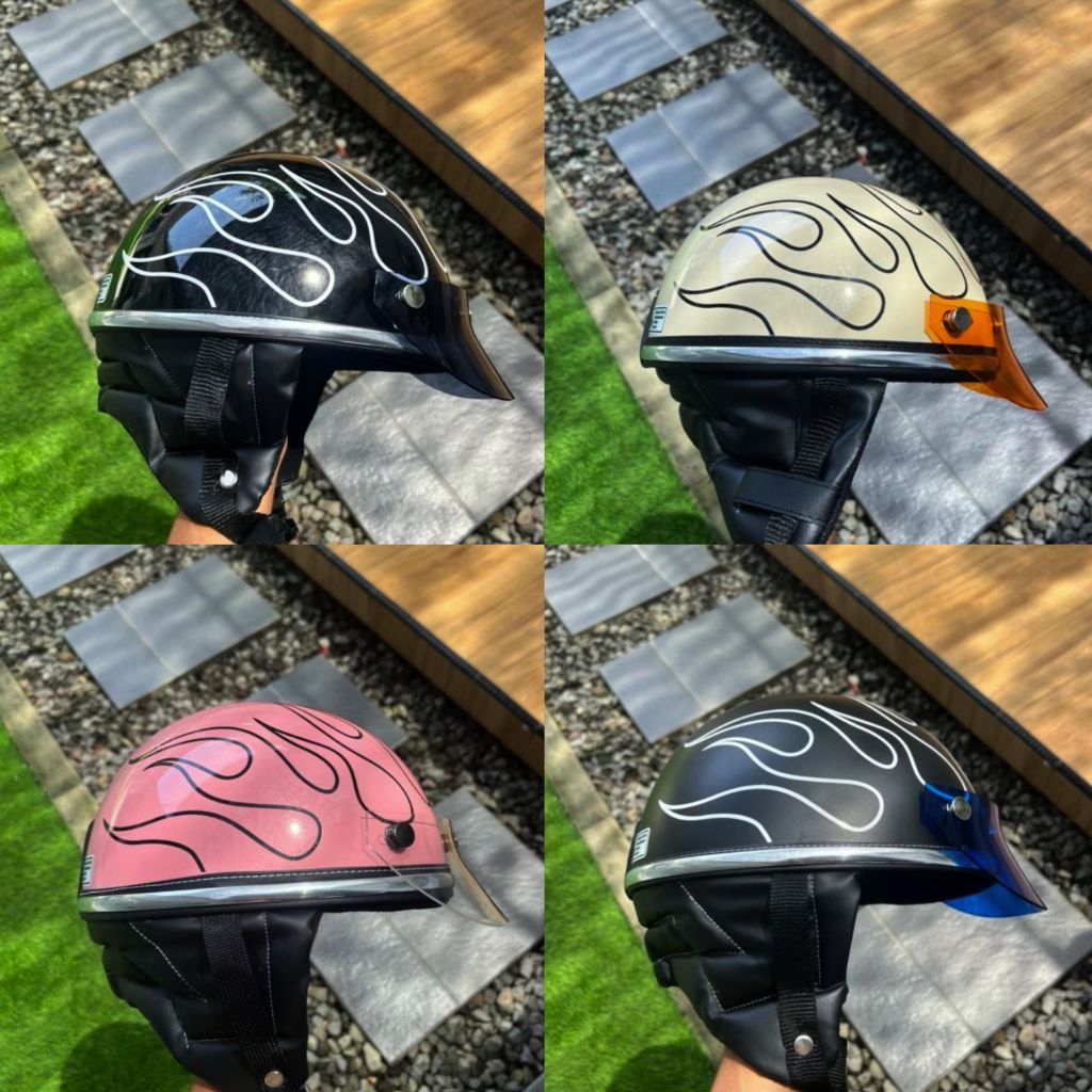 Helm Chips Retro Motif Api Free Pet