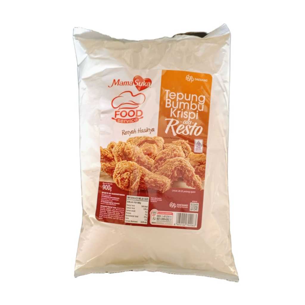 

Tepung Krispy Ala Resto "Mamasuka" 900 gr renyah dan gurih