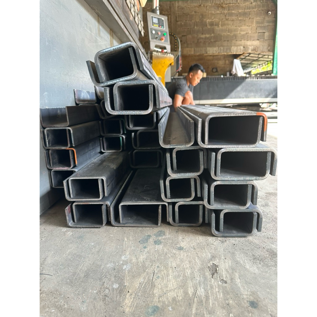 kanal press untuk bak kayu tebal 6mm panjang 180cm