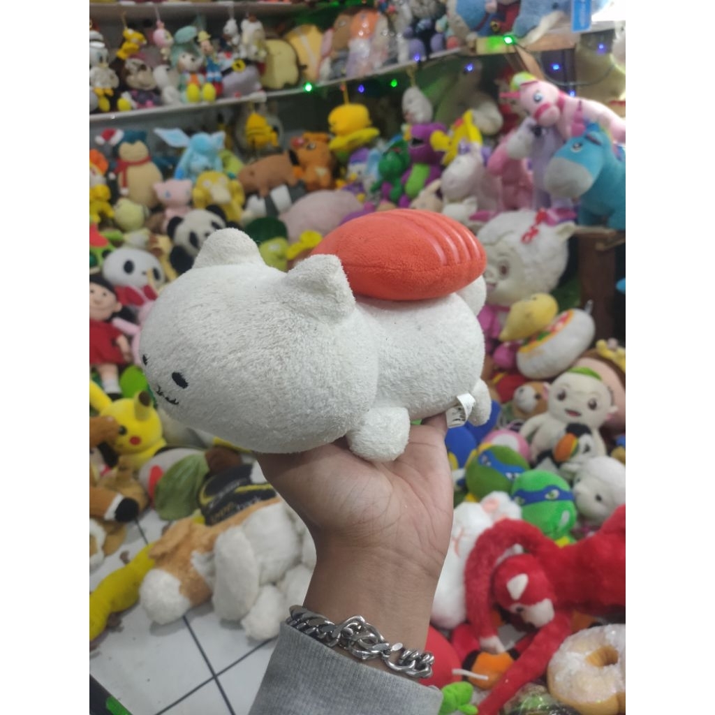 Nekozanmai Sushi Cat banpresto Plush 6" Stuffed Toy Doll Japan