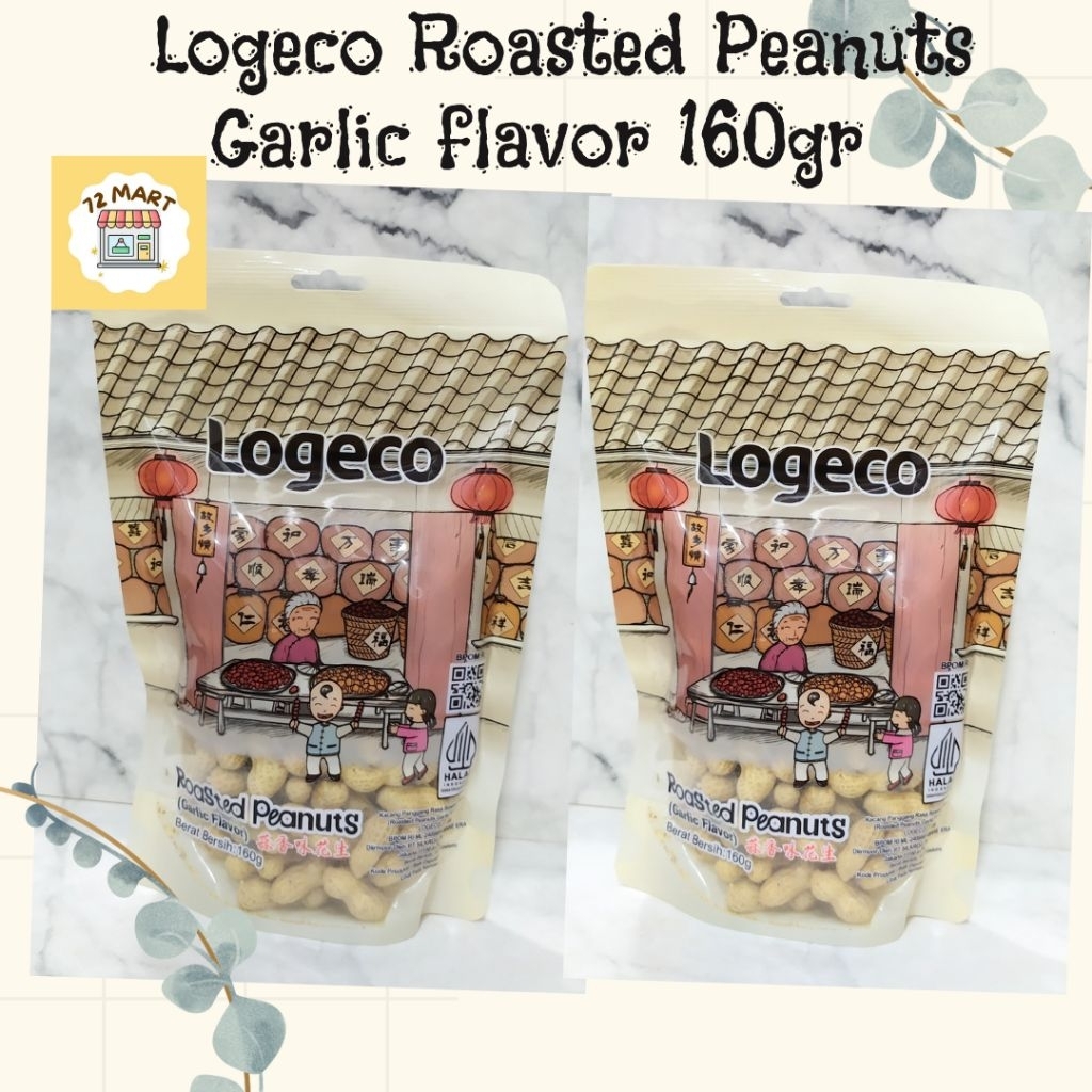 

Logeco Kacang Tanah Camilan Renyah Lezat Aroma Bawang 160gr