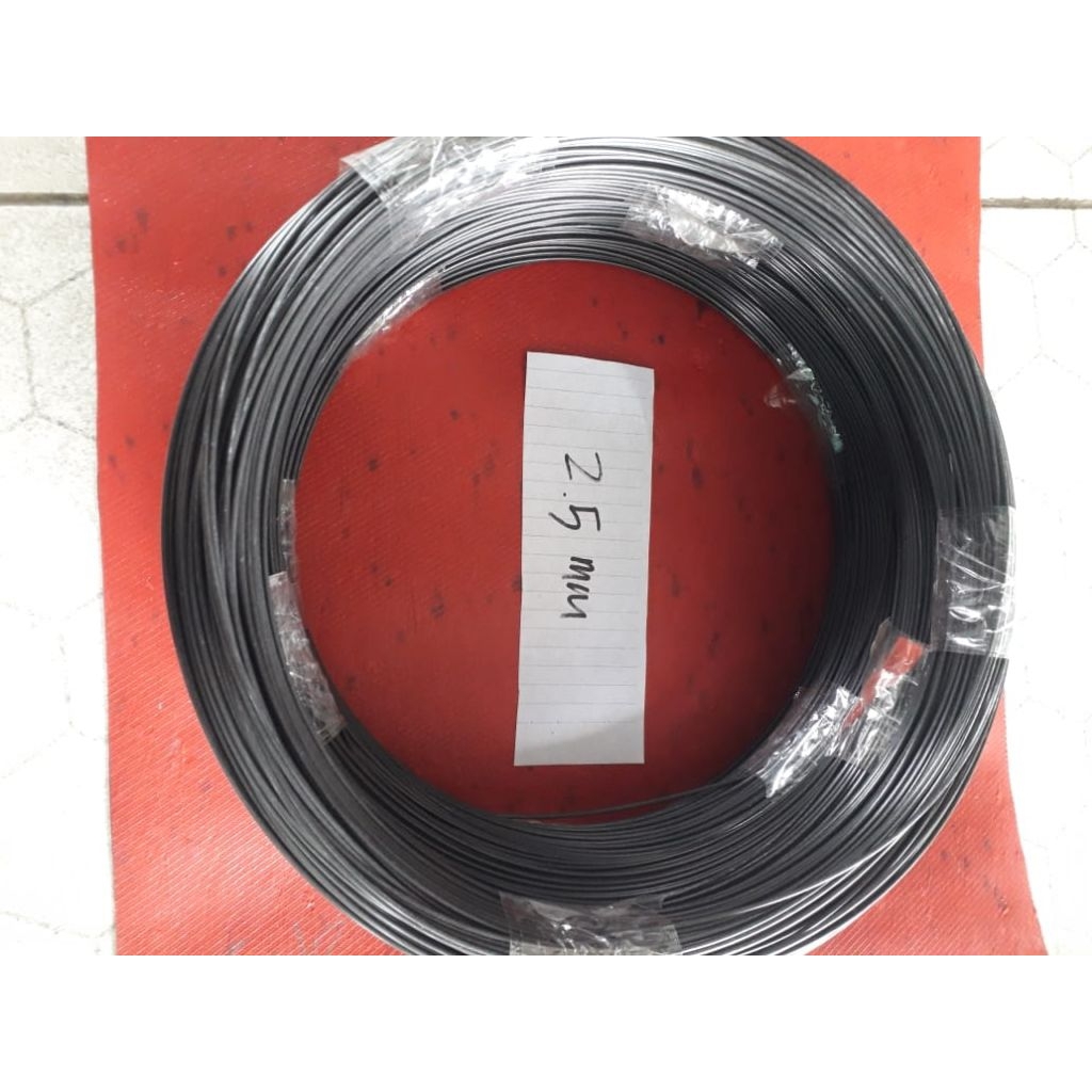 JERUJI FIBER HITAM IMPOR UKURAN 2,5MM