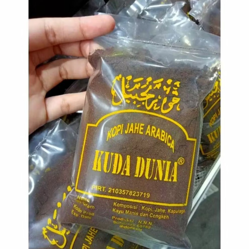 

Kopi Jahe Arab Kuda Dunia 100gram - Kopi Jahe Arabica