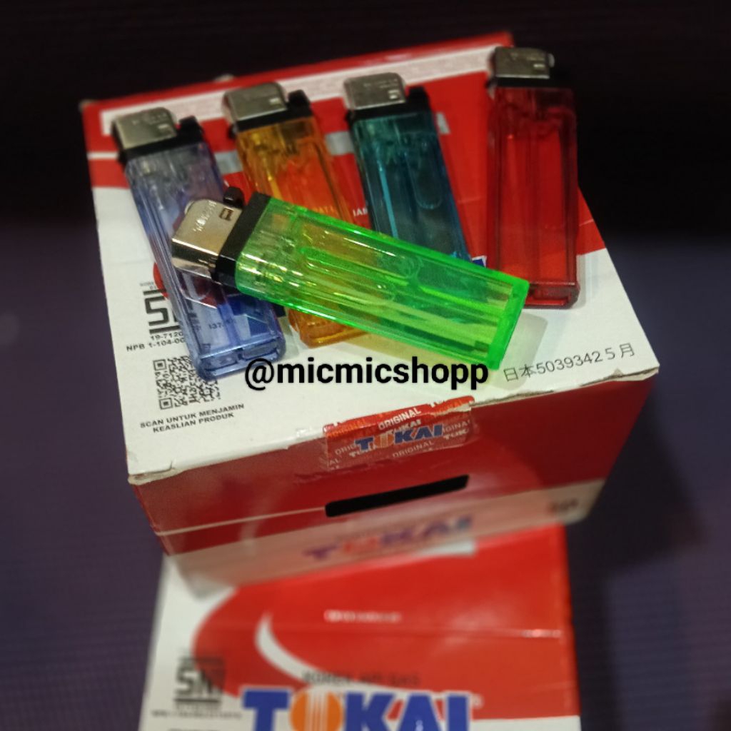 Mancis Korek Api Tokai Original (Grosir / per Kotak)