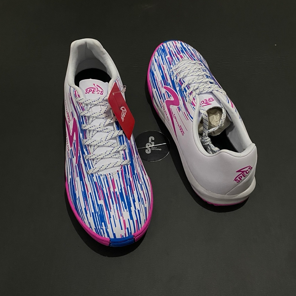 SEPATU FUTSAL SPECS LIGHTSPEED REBORN WHITE MAGNIFICO