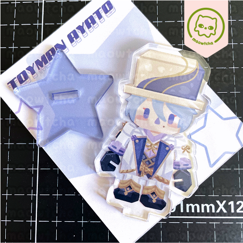 Toyman Ayato Standee - Genshin Impact Kamisato Ayato fanmerch by maowtcha