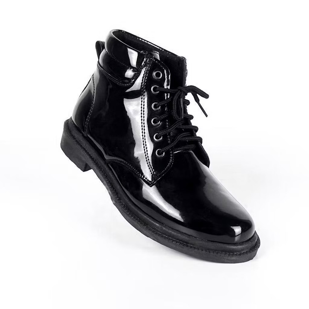 DJACKAZ - 39-44 Sepatu PDH Pria Formal Glossy – Sol Karet Anti Slip Sepatu Security TNI POLRI Terbar