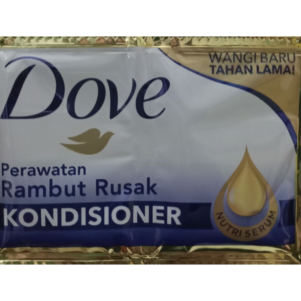 36 saset kondisioner DOVE 10ml perawatan rambut rusak