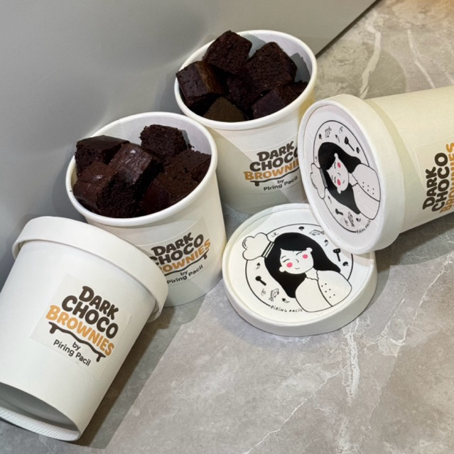 

Brownies bites dark choco