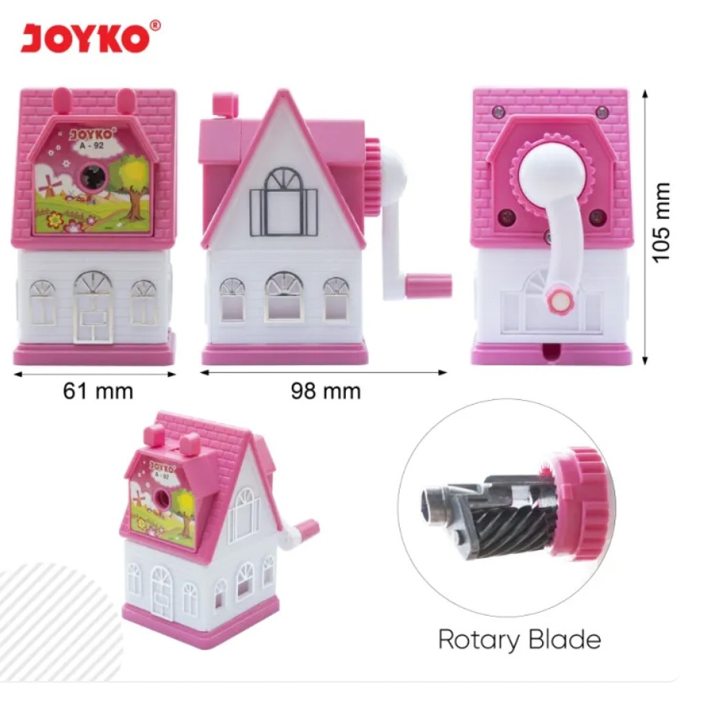 

Rautan Putar Joyko A-92 / Serutan Putar Joyko A-92 / Sharpener