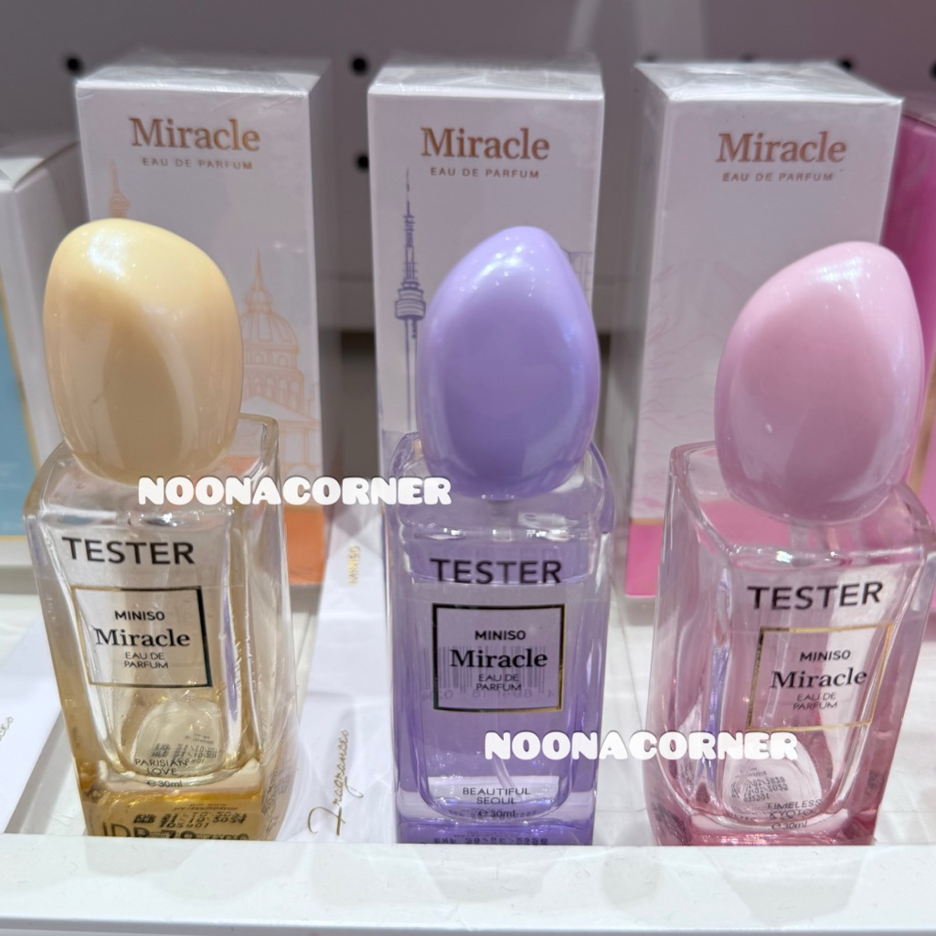 Miniso Perfume ‼️ Parfum EDP Wanita Tahan Lama / Eau de Parfum Miracle Collections (30ml) Timeless K