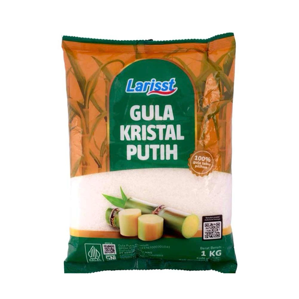 

Larisst Gula Kristal Putih 1kg