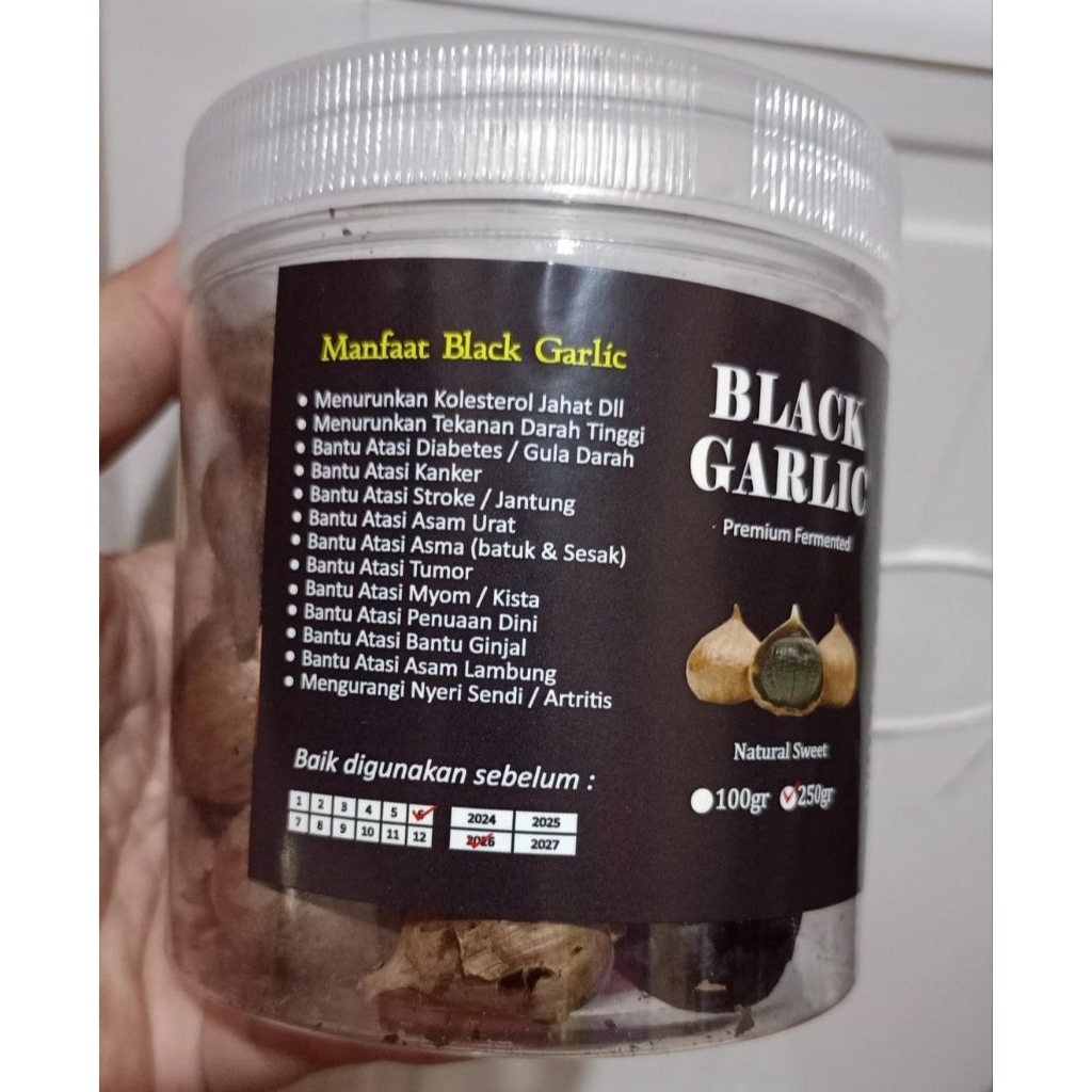 

TERMURAH!! Premium Black Garlic 250 gr