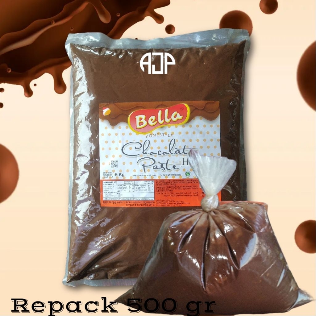 

Bella Cokelat Filling / Cokelat Pasta | Repack 500 gram