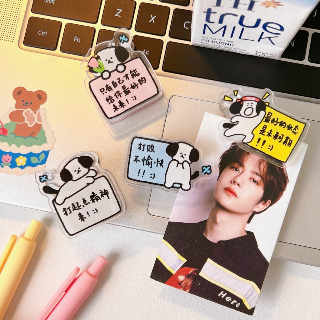 

Paper Clip Aesthetic Lucu | Jepitan Kertas atau Snack | Dog with Motivation Words Series | Penyemangat | Aesthetic | Mudah digunakan | Serbaguna | Kualitas Premium