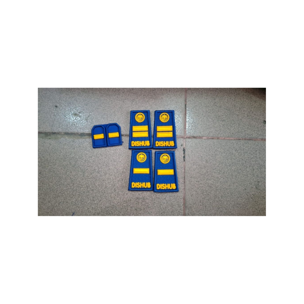 Pangkat bahu dan pangkat kerah Dishub (po/custom)