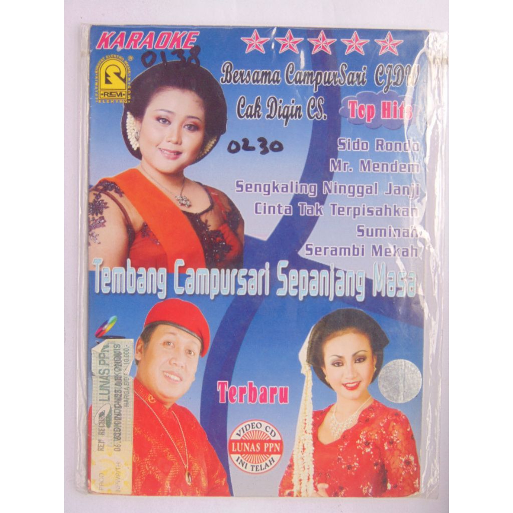 VCD Cak Diqin dan Endah Laras Campursari Sepanjang Masa