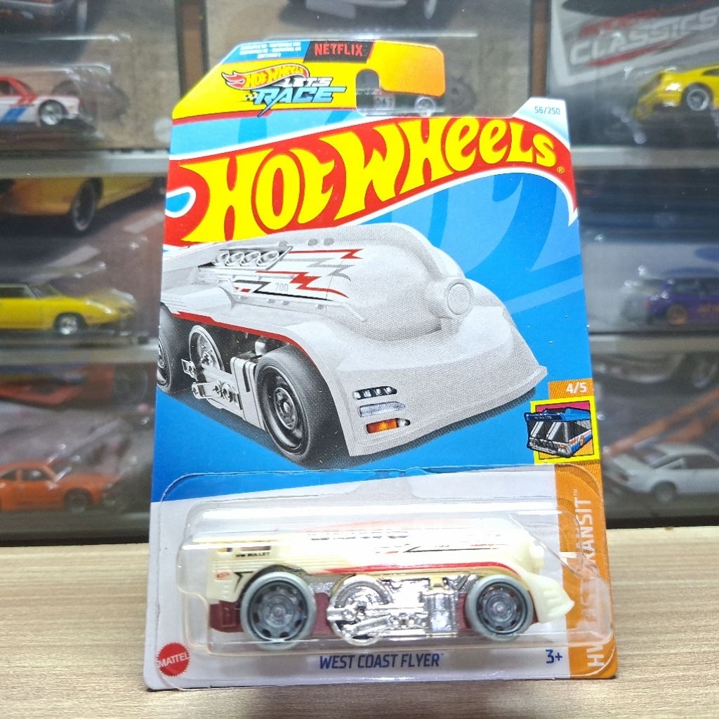 Hot Wheels West Coast Flyer White 2024 - Original Hotwheels