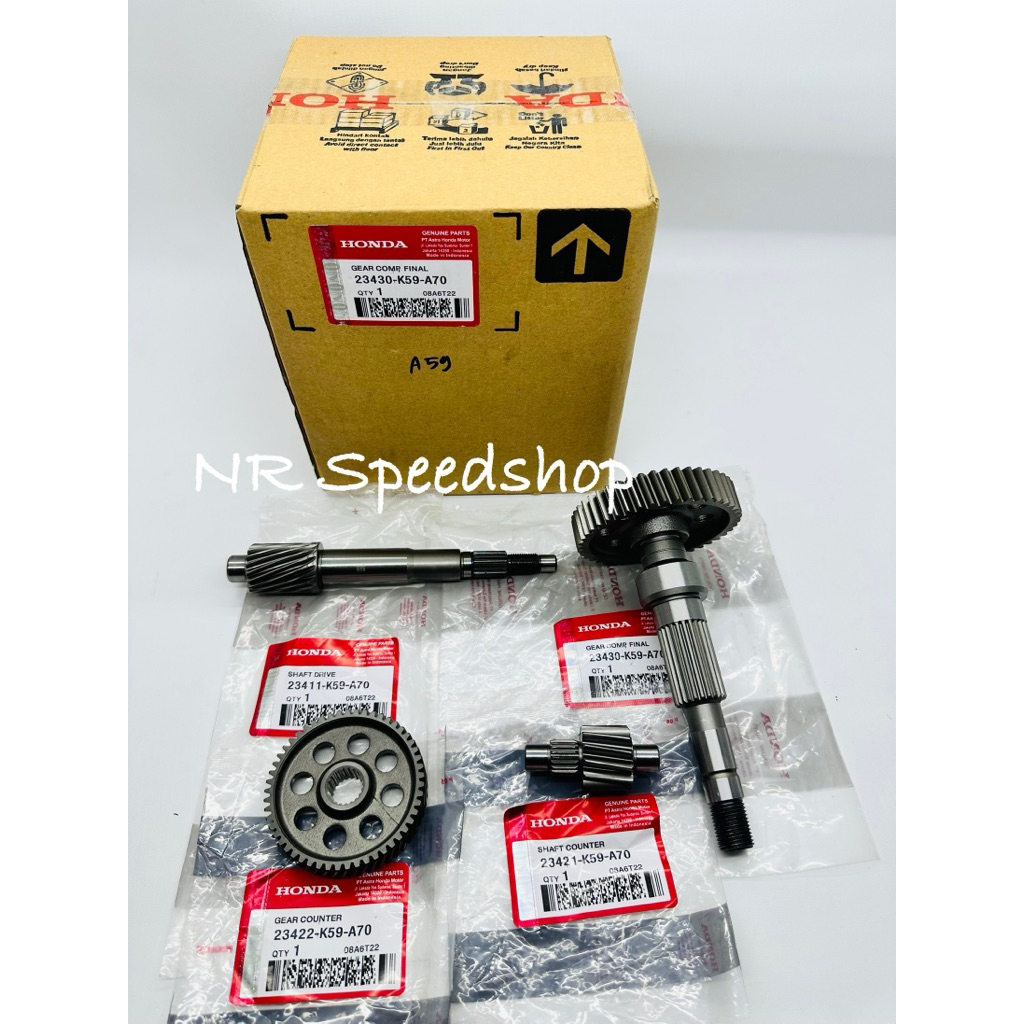 Gigi Rasio Gear Rasio Set Honda Vario 150 LED New Vario 125 LED PCX 150 K59