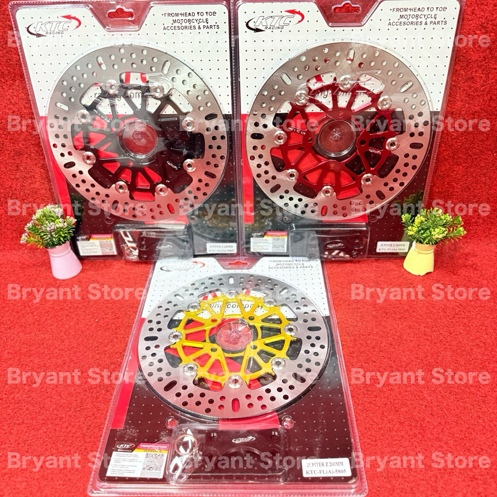 PIRINGAN DEPAN CAKRAM KTC RACING 260MM JUPITER Z F1ZR VEGA MX OLD NEW MX KING NOUVO CNC FLOATING BRA