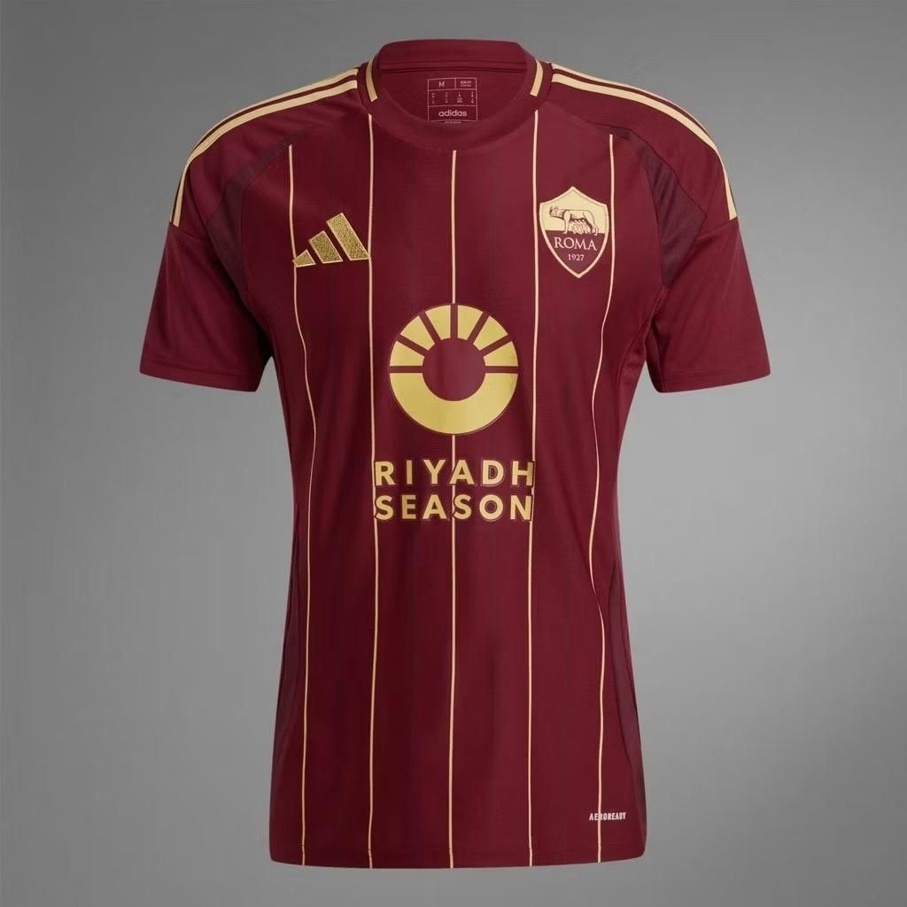 Jersey AsROMA Merah Terbaru 2025 2026 Player issue Full printing