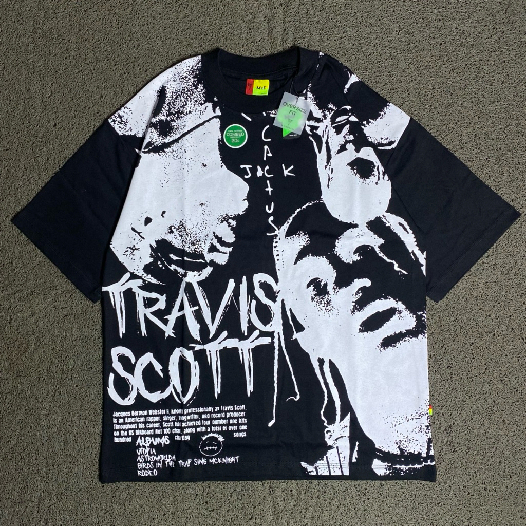 TSHIRT KAOS OVERSIZE MCF SUPPLY CO ORIGINAL TRAVIS SCOTT 01