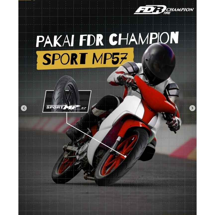 (READY COD) BAN FDR 90/80-17 MP27, MP57, MP76, MP96 Soft Compound Ban Motor GTR 150, MX KING 150, VI