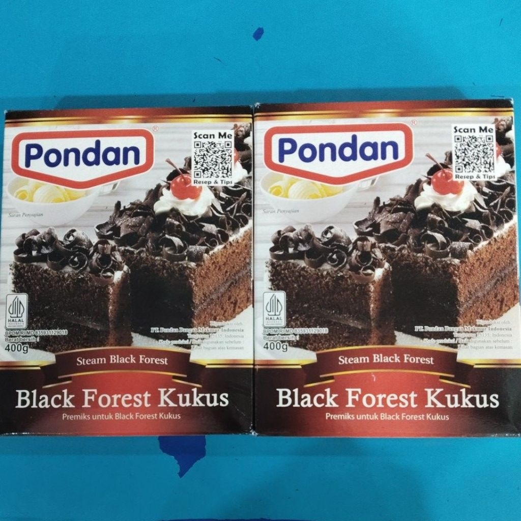

PONDAN Black Forest kukus 400gr