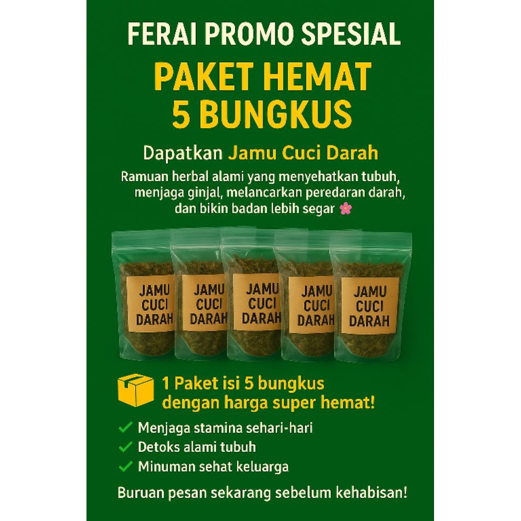 

Herbastia herbal/jamu/ramuan gagal ginjal dan cuci darah